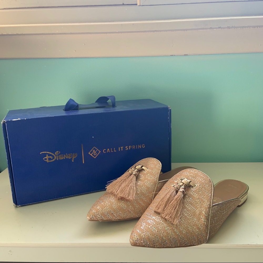 Call It Spring x Disney - Champagne Loafers